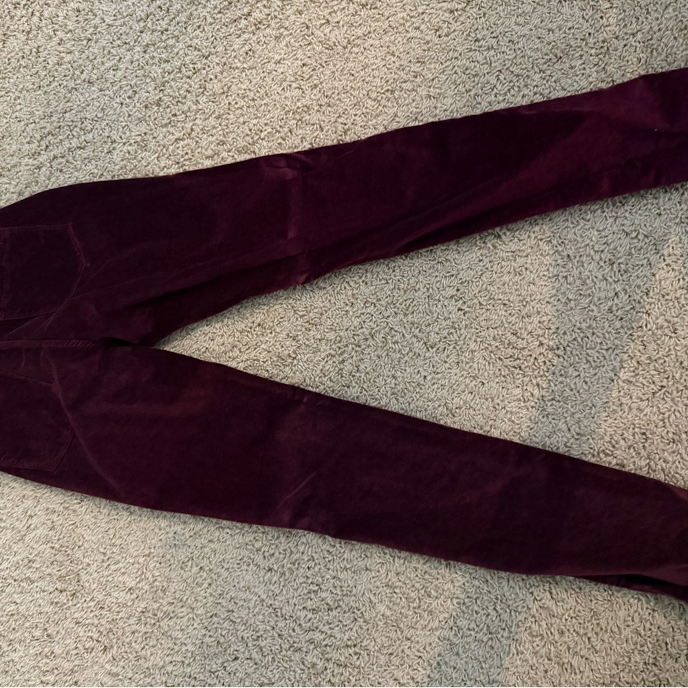 KanCan Women's Skinny Jeans in Deep Burgundy